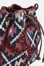 Load image into Gallery viewer, Large Patchy Carpet Bucket Bag