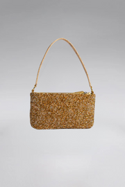 Large Crystal Snakeskin Slim Shoulder bag