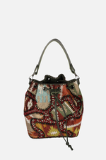 Load image into Gallery viewer, Large Patchy Carpet Bucket Bag