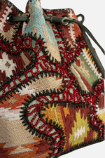 Load image into Gallery viewer, Large Patchy Carpet Bucket Bag