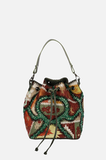 Load image into Gallery viewer, Large Patchy Carpet Bucket Bag