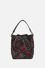 Load image into Gallery viewer, Large Patchy Carpet Bucket Bag