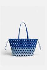 Load image into Gallery viewer, Large Weave Crescent Beach Bag SS26'