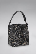 Load image into Gallery viewer, Large Patchy Carpet Bucket Bag
