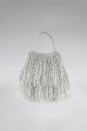 Shaggy Fringe Metallic Bag