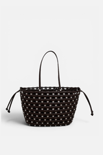 Load image into Gallery viewer, Large Weave Crescent Beach Bag SS26'