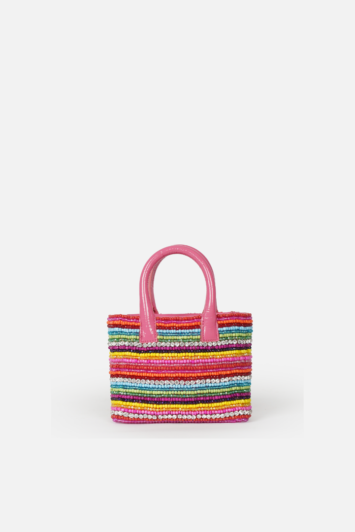 Small Crystal Multicolor Pop Tote
