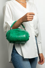 Load image into Gallery viewer, Small Snakeskin Lady tote