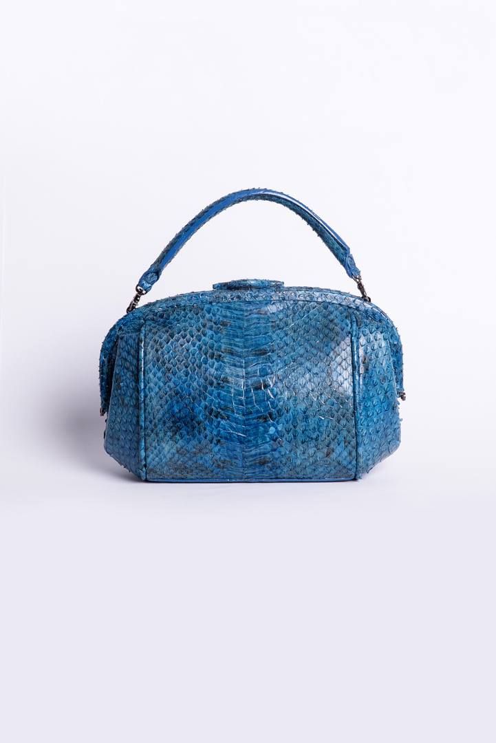 Small Lady Snakeskin Tote Bag