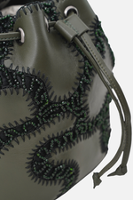 Load image into Gallery viewer, Large Patchy Leather Bucket Bag