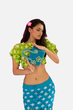 Load image into Gallery viewer, Small Flora Patent Pop Tote