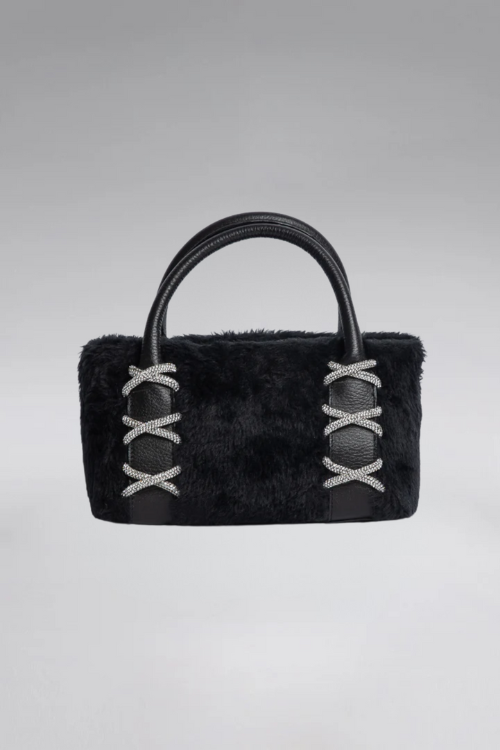 Small Kriss Faux Fur Wedge Tote