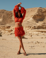 Load image into Gallery viewer, THE ZOUKA FRINGE TOP