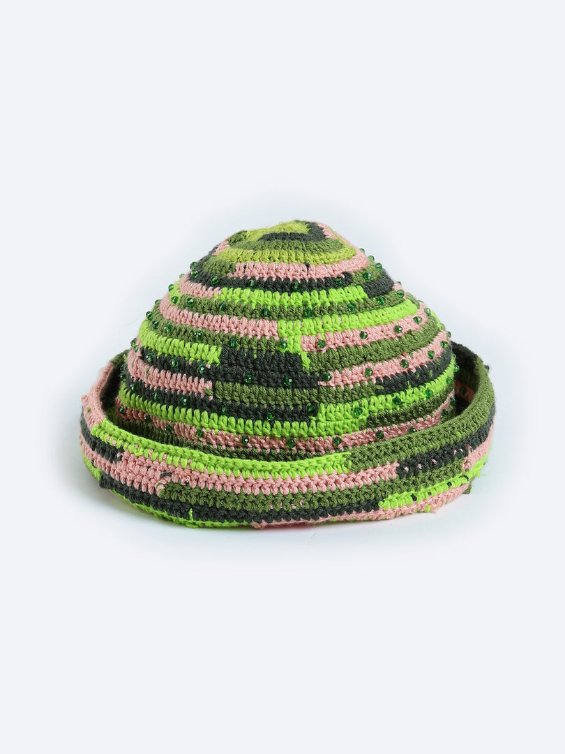 Crochet Crystal Bucket Hat
