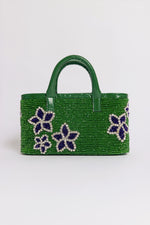 Load image into Gallery viewer, Small Flora Patent Flap Tote
