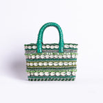 Load image into Gallery viewer, Small Seashore Snakeskin Pop tote