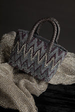 Load image into Gallery viewer, Small Ziggy Snakeskin Pop Tote
