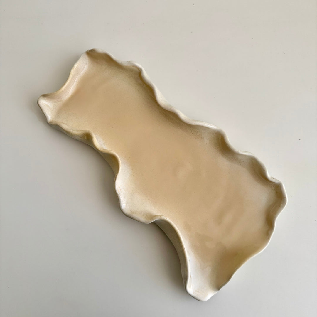 Curly Oval Flat Plate