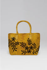 Load image into Gallery viewer, Large Flower Power Snakeskin Pop Tote