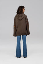 Load image into Gallery viewer, Shika Sequin Wool Hoodie
