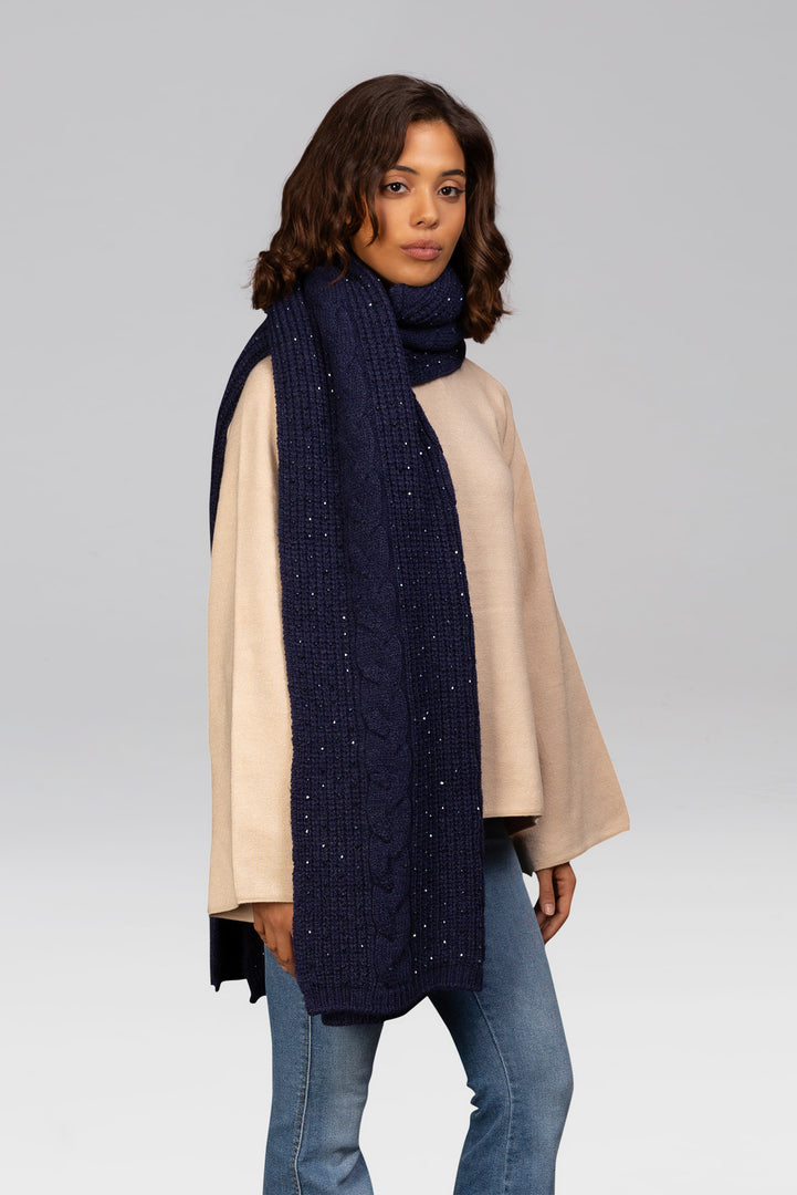 Danda Crystal Knit Scarf