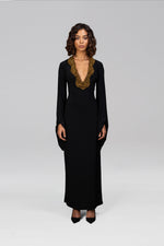 Load image into Gallery viewer, Salma Crystal Evening Dress
