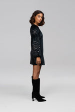 Load image into Gallery viewer, Amy Velvet Mini Dress