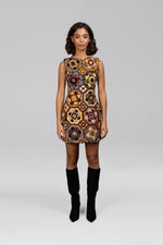 Load image into Gallery viewer, Noor Persian Tile Crochet Dress
