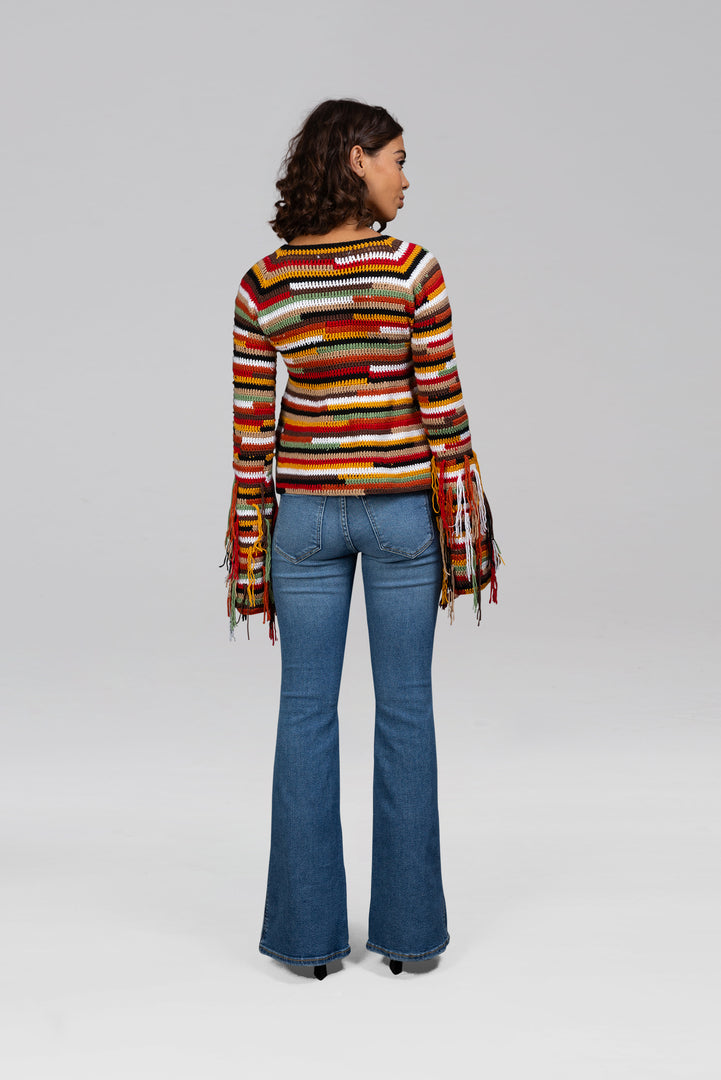Mia Crystal Shaggy Sweater