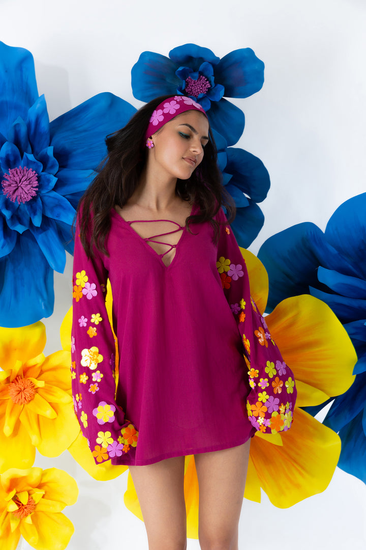 Maria Floral Coverup
