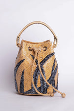 Load image into Gallery viewer, Small Snakeskin Bucket Bag
