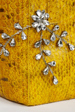 Load image into Gallery viewer, Diamond Flower Power Snakeskin Pop Tote
