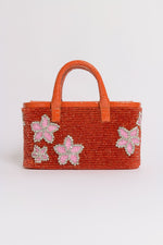 Load image into Gallery viewer, Small Flora Patent Flap Tote