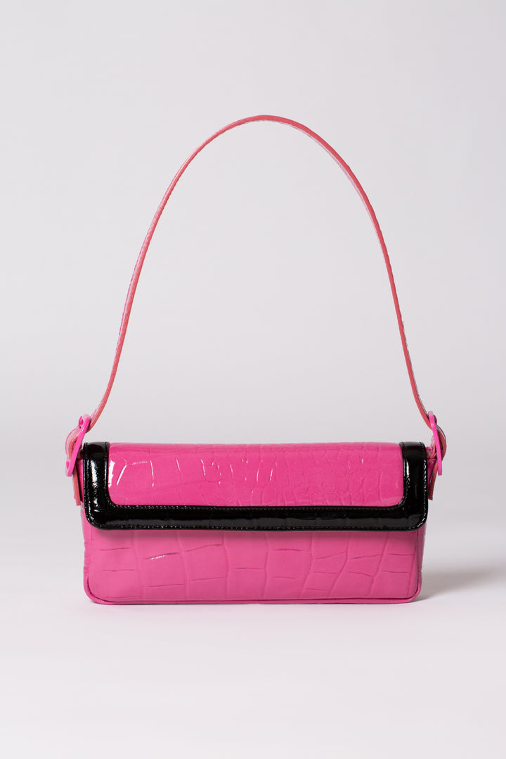 Colorblock Patent Lori Shoulder bag