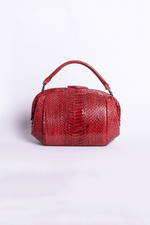 Load image into Gallery viewer, Small Lady Snakeskin Tote Bag