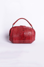 Load image into Gallery viewer, Small Lady Snakeskin Tote Bag
