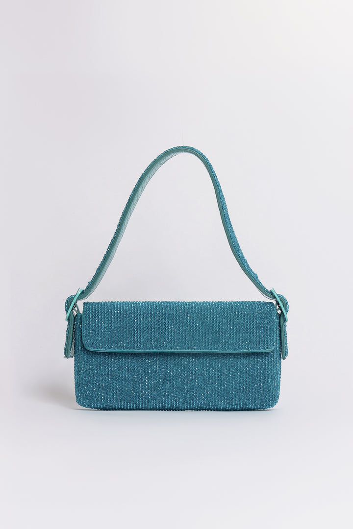 Crystal Patent Lori Shoulder Bag