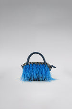 Load image into Gallery viewer, Feather Snakeskin Curvy Tote
