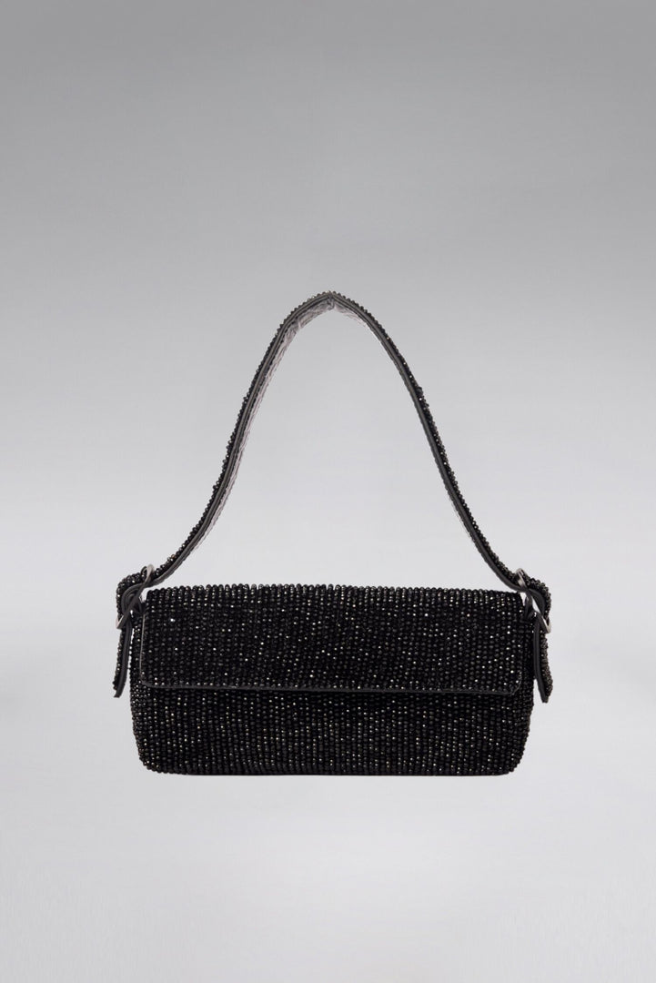 Crystal Patent Lori Shoulder Bag