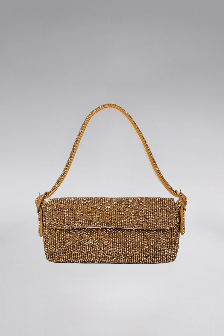 Crystal Patent Lori Shoulder Bag