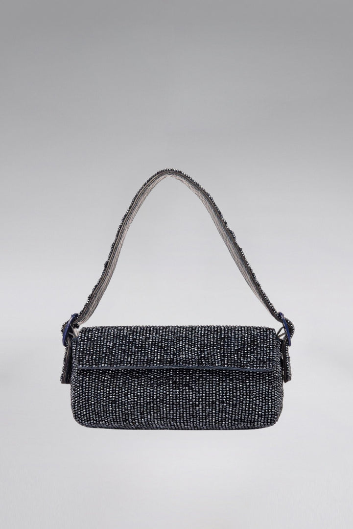 Crystal Patent Lori Shoulder Bag