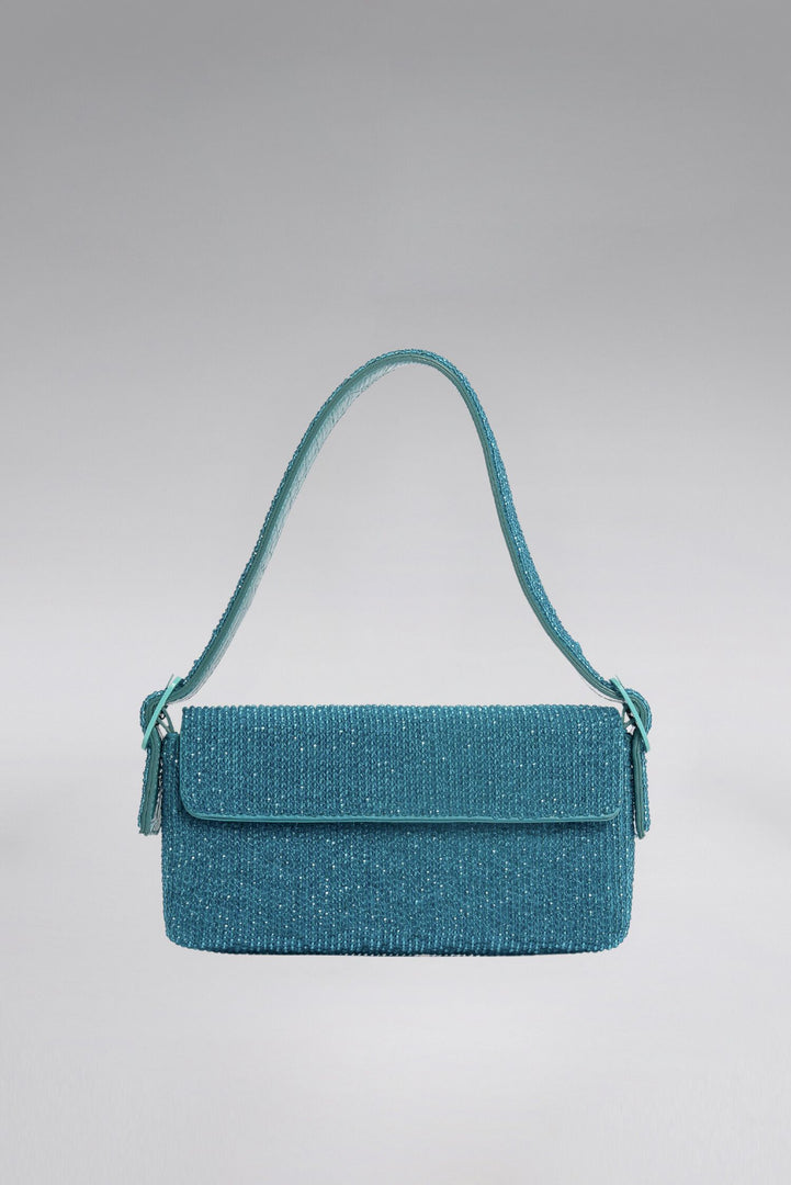 Crystal Patent Lori Shoulder Bag