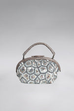 Load image into Gallery viewer, Mini Honeycomb Snakeskin Lady Tote
