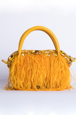 Load image into Gallery viewer, Feather Snakeskin Curvy Tote