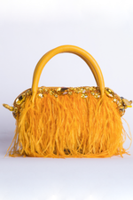 Load image into Gallery viewer, Feather Snakeskin Curvy Tote
