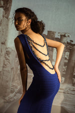 Load image into Gallery viewer, Far Crystal Backless Dress