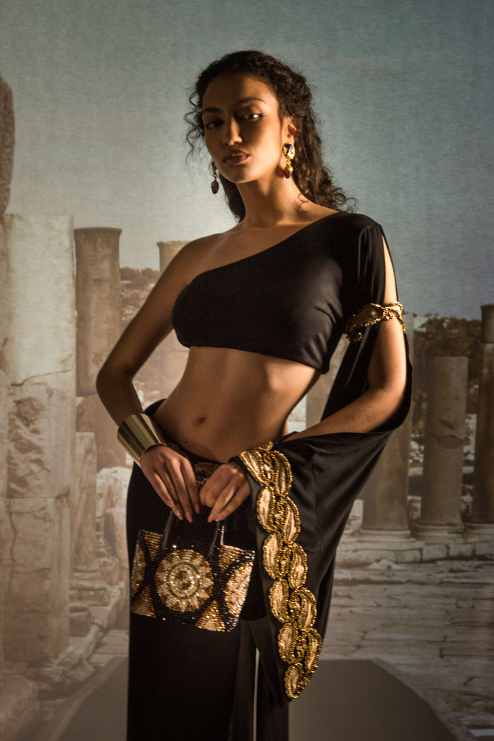 Small Arabia Patent Pop Tote