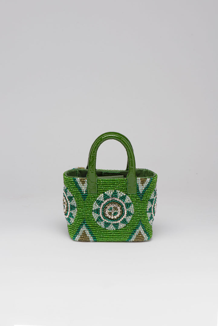 Small Arabia Patent Pop Tote