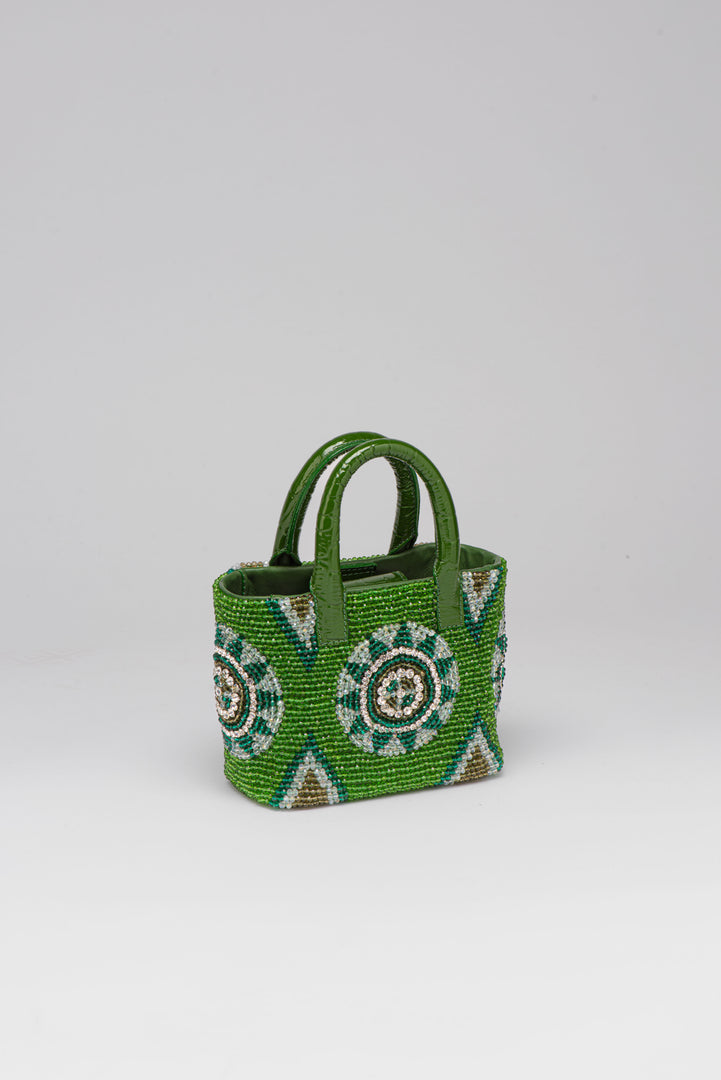 Small Arabia Patent Pop Tote