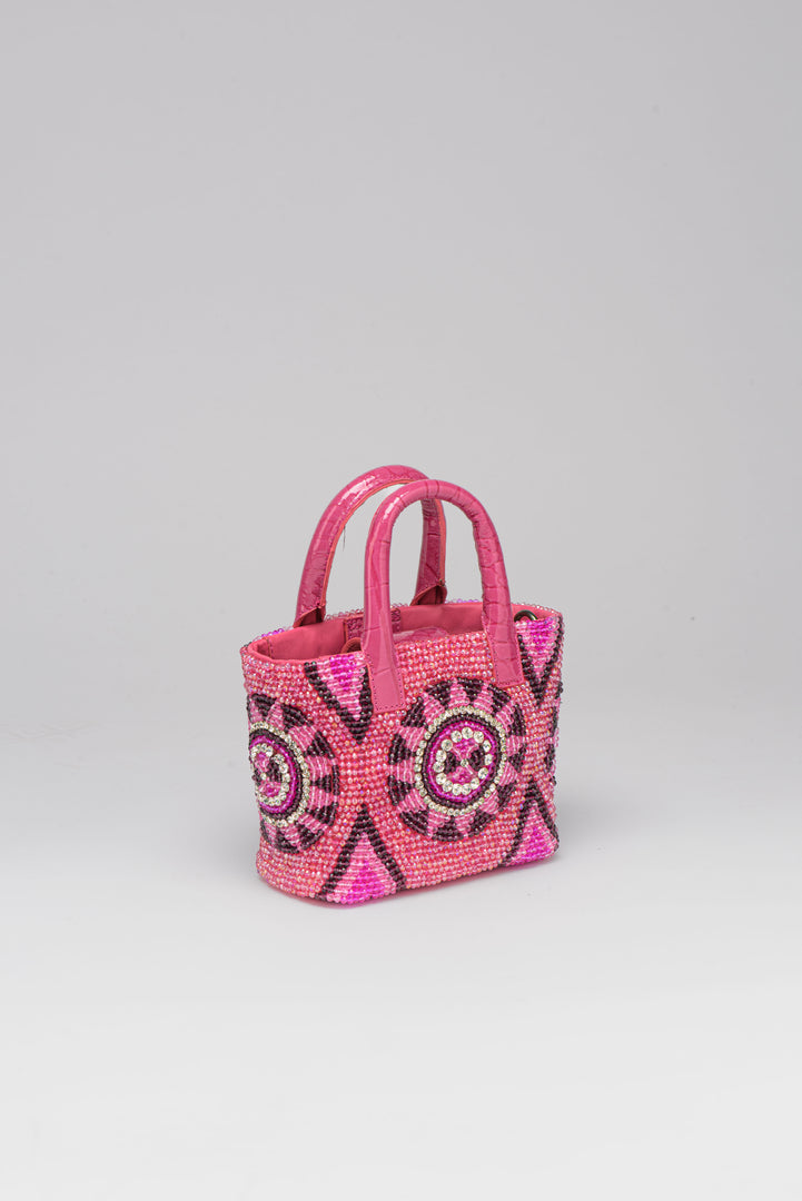 Small Arabia Patent Pop Tote